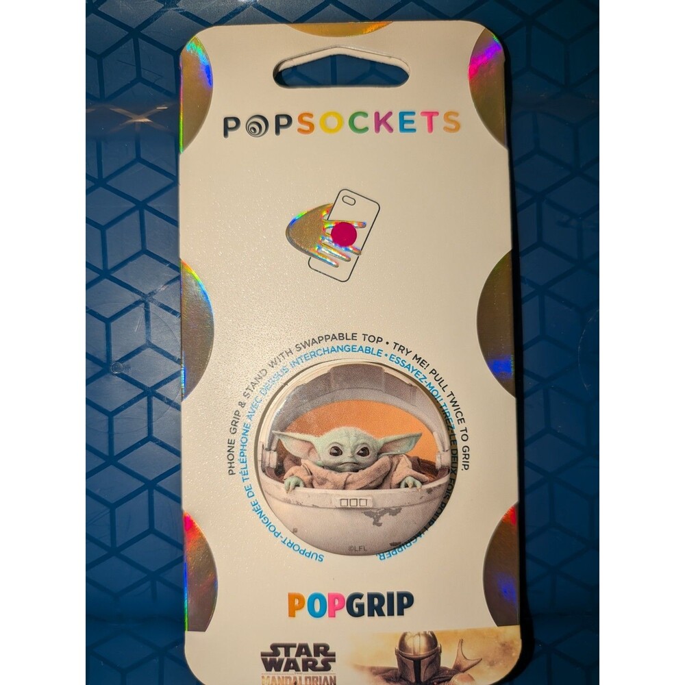 Disney Mandalorian Baby Yoda The Child Grogu Pop Sockets Pop Grip Star Wars NEW